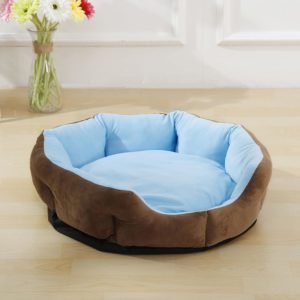 PF1004 Round Bolster Dog or Cat Bed with Flannel Top Hot Selling Pet Bed For US Market