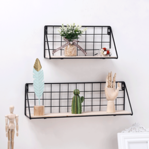 minimalist home decor modern minimalist wall-mounted living room storage rack shelvesorganizer storage rack for kitchen