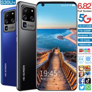 Rehomi s30u+ cellphone smartphone 6gb mobile phone 5g 4g cell phones mini android smartphone 6.1" 6.4" 6.7" Large Screen Phones
